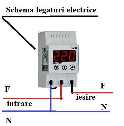 Releu protectie tensiune 220V 32A legaturi intrare iesire.jpg