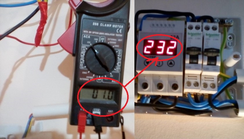 toate lampile aprinse prin sala consuma 1A U=230v este pozat si senzorul care are functa de voltmetru digital.jpg