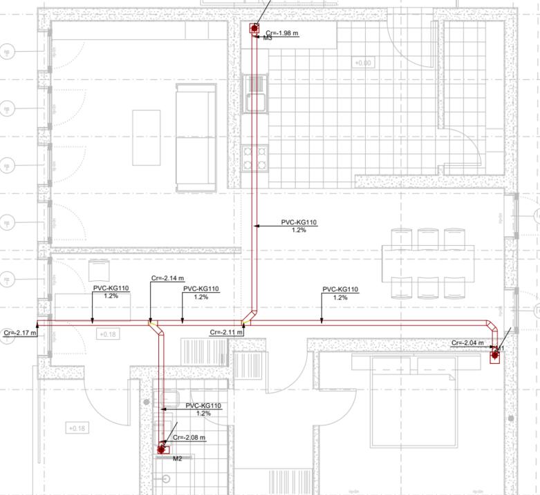 plan cu canalizarea interioara si coloanele de menajera.JPG