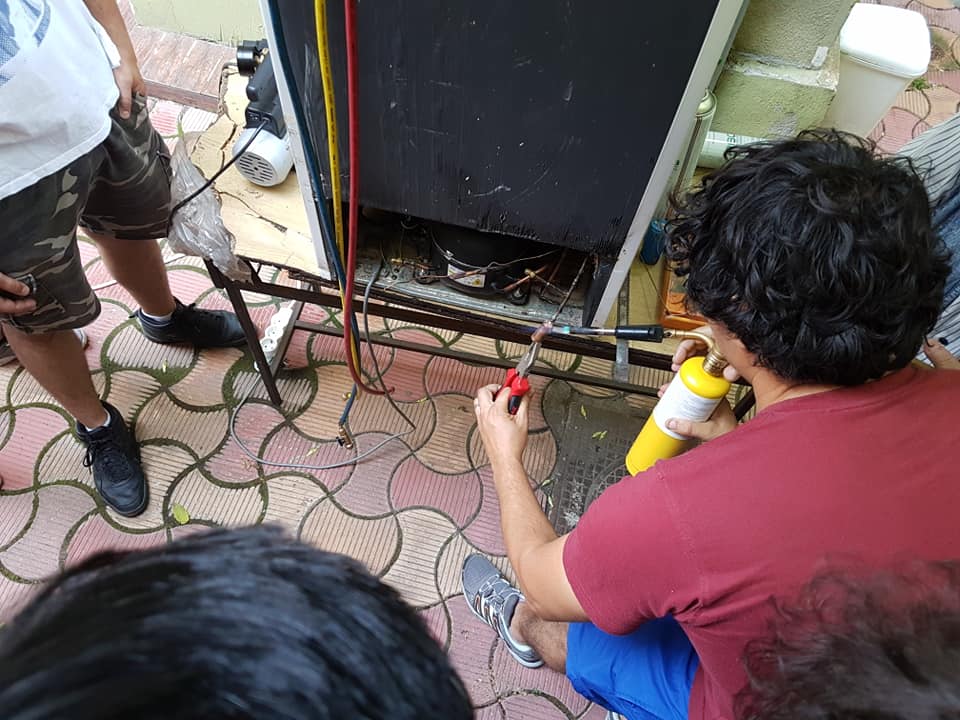 Argintare filtru combina R600A freon inflamabil .jpg