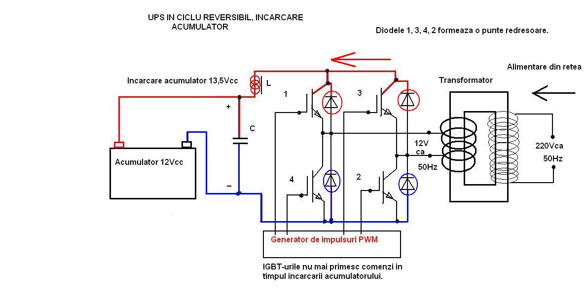 UPS in ciclu reversibil, incarcare acumulator, de Rosu Florian..JPG